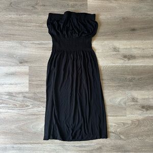 Lark + Grey Black Strapless Mini Dress
